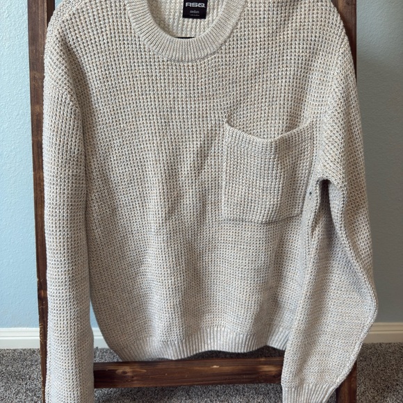 RSQ Other - RSQ Oatmeal Heathered Knit Sweater